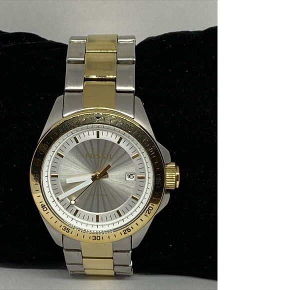 Fossil AM4372 Men's Stainless Steel Analog Dial Quartz Genuine Wrist Watch XR918 - Picture 3 of 12